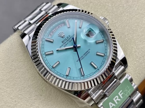 ARF공장 롤렉스 데이데이트 아이스블루 인덱스 다이얼 화이트골드 40mm m228236