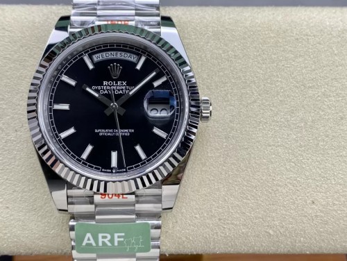 ARF공장 롤렉스 데이데이트 검판 인덱스 다이얼 화이트골드 40mm m228239