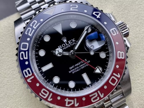 ARF공장 롤렉스 GMT 마스터2 펩시 쥬빌레 40mm 126710 BLRO V4버전