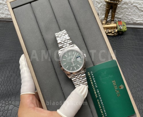 VS공장 롤렉스 데이저스트 그린 텍스처 다이얼 바인덱스 SS 쥬빌레 41mm 126334
