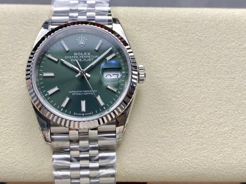 VS공장 롤렉스 데이저스트 그린 다이얼 바인덱스 SS 쥬빌레 36mm 116234