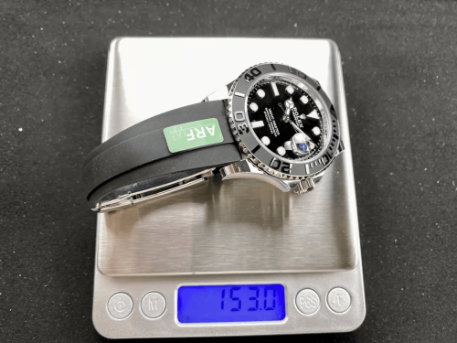 ARF공장 롤렉스 요트마스터 블랙 다이얼 화이트골드 러버밴드 42mm (텅스텐 헤비버전) 226659
