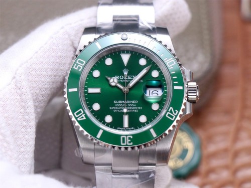 VS공장 롤렉스 서브마리너 녹판 헐크 40mm 116610 LV