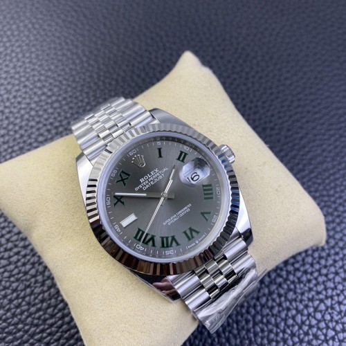 클린공장 롤렉스 데이저스트 그레이 윔블던 로만 다이얼 SS 쥬빌레 41mm 126334