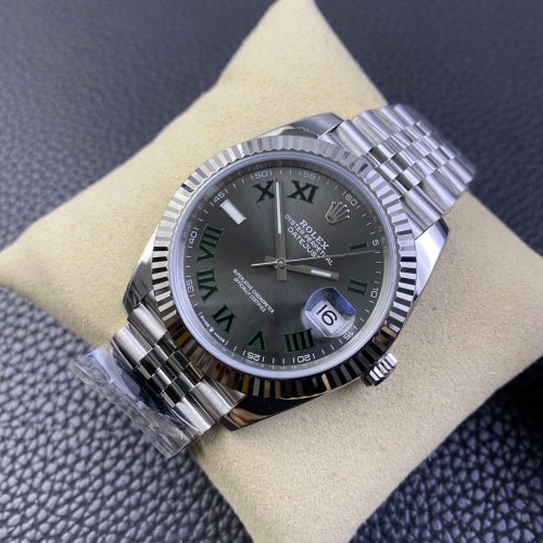 클린공장 롤렉스 데이저스트 그레이 윔블던 로만 다이얼 SS 쥬빌레 41mm 126334