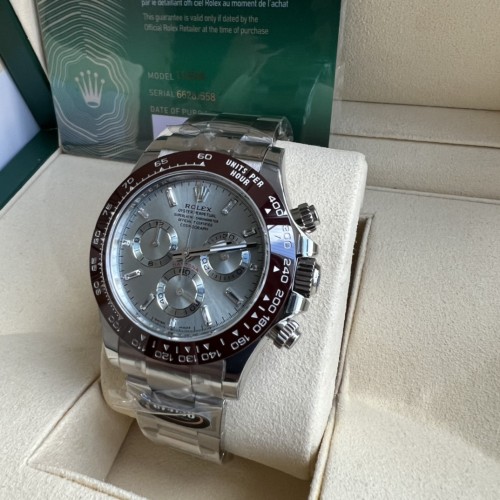 BT공장 롤렉스 데이토나 크로노그래프 아이스블루 다이얼 바게트다이아 SS 브레이슬릿 40mm 116506