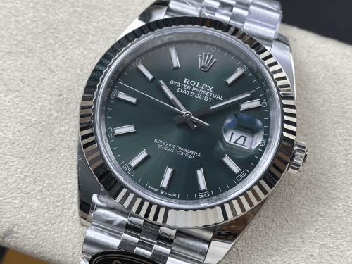 클린공장 롤렉스 데이저스트 그린 다이얼 바인덱스 SS 쥬빌레 41mm 126334