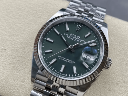 클린공장 롤렉스 데이저스트 녹판 다이얼 바인덱스 SS 쥬빌레 36mm 126234