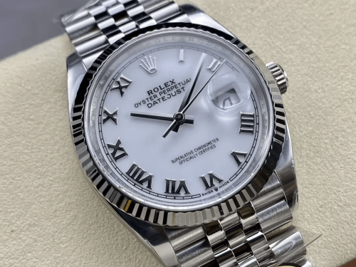 클린공장 롤렉스 데이저스트 흰판 로만 다이얼 SS 쥬빌레 36mm 126234