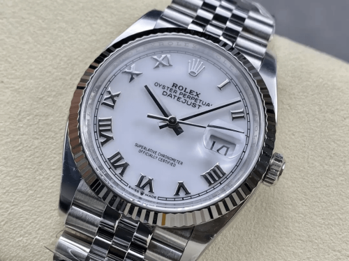클린공장 롤렉스 데이저스트 흰판 로만 다이얼 SS 쥬빌레 36mm 126234