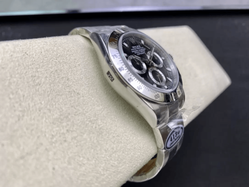 클린공장 롤렉스 데이토나 크로노그래프 검판 다이얼 바인덱스 SS브레이슬릿 40mm 116520
