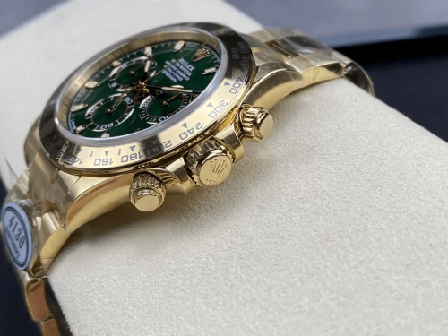 클린공장 롤렉스 데이토나 크로노그래프 헐크 그린골드 다이얼 바인덱스 YG 금통 40mm 116508