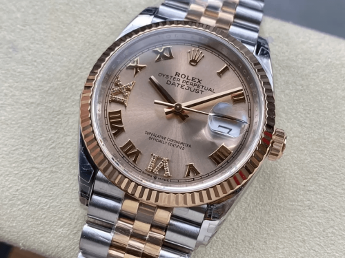 VS공장 롤렉스 데이저스트 로즈골드 로만 다이얼 콤비 쥬빌레 36mm 126231