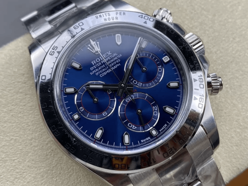 클린공장 롤렉스 데이토나 크로노그래프 청판 다이얼 바인덱스 SS 브레이슬릿 40mm 116509