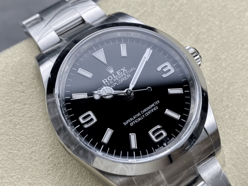 클린공장 롤렉스 익스플로러 검판 다이얼 SS 브레이슬릿 36mm 124270