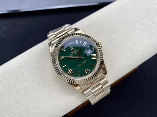 GM공장 롤렉스 데이데이트 녹판 로만 다이얼 YG 금통 40mm V3(텅스텐 헤비 버전) 228238