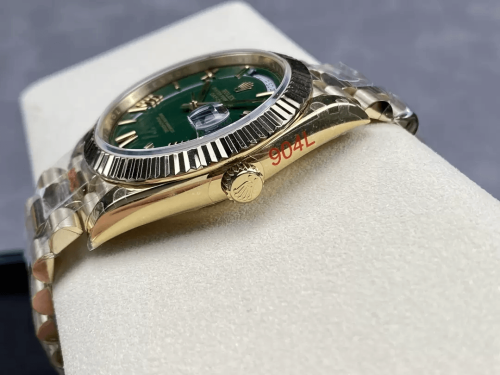GM공장 롤렉스 데이데이트 녹판 로만 다이얼 YG 금통 40mm V3(텅스텐 헤비 버전) 228238