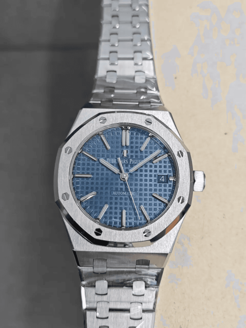 APS공장 오데마피게 로얄오크 블루 다이얼 스틸 SS 브레이슬릿 37mm 15450