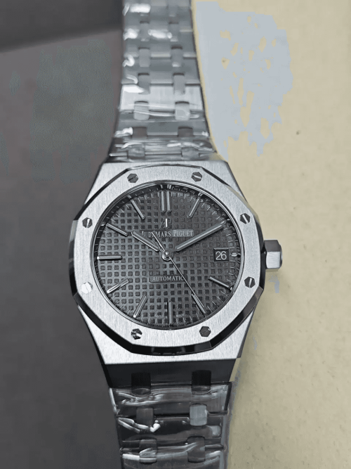 APS공장 오데마피게 로얄오크 그레이 다이얼 스틸 SS 브레이슬릿 37mm 15450ST