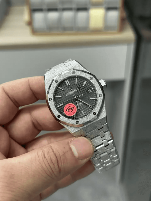 APS공장 오데마피게 로얄오크 프로스트 그레이 다이얼 스틸 SS 브레이슬릿 37mm 15454BC