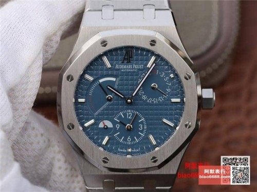 TWA공장 오데마피게 로얄오크 블루 텍스처 다이얼 스틸 SS 브레이슬릿 41mm 26120