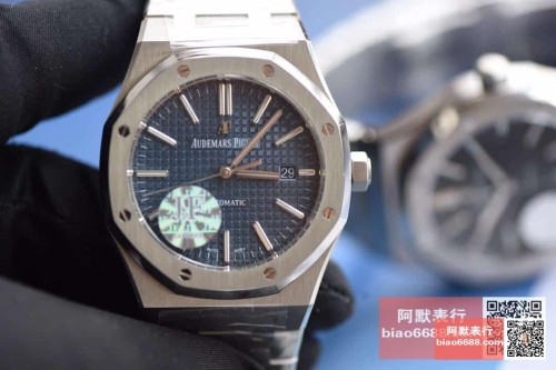 JF공장 오데마피게 로얄오크 블루 다이얼 스틸 SS 브레이슬릿 V5 41mm 15400ST