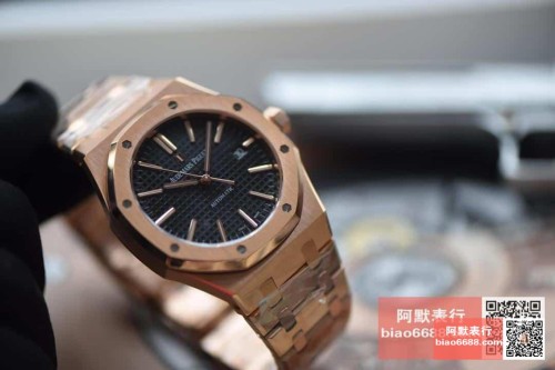 JF공장 오데마피게 로얄오크 블랙 다이얼 로즈골드 금통 41mm 15400OR