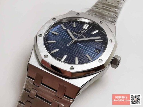 OM공장 오데마피게 로얄오크 블루 다이얼 스틸 SS 브레이슬릿 41mm 15500ST