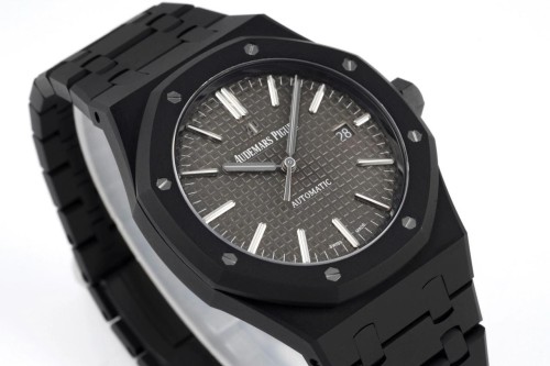ZF공장 오데마피게 로얄오크 그레이 텍스처 다이얼 DLC 브레이슬릿 41mm 15400ST