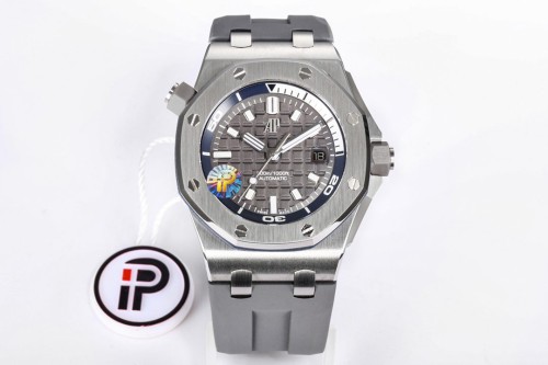 IP공장 오데마피게 로얄오크 오프쇼어 다이버 그레이 다이얼 그레이 러버 스트랩 42mm 15720ST