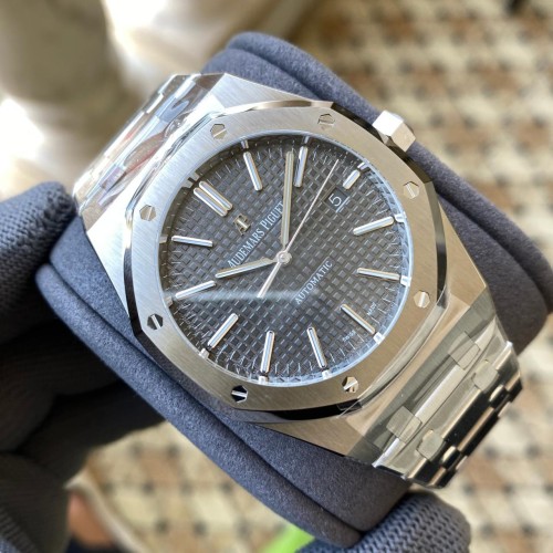 APS공장 오데마피게 로얄오크 그레이 텍스처 다이얼 SS 브레이슬릿 41mm V3 15400ST