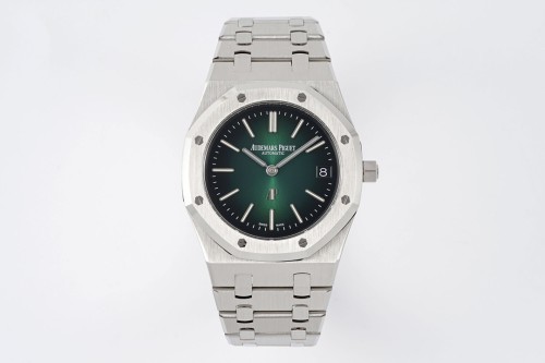 ZF공장 오데마피게 로얄오크 점보 엑스트라씬 그린 다이얼 SS 브레이슬릿 39mm (50주년 기념) 16202