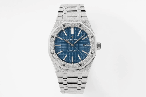 APS공장 오데마피게 로얄오크 프로스트 청판 다이얼 SS 브레이슬릿 41mm V3 15410