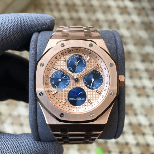 APS공장 오데마피게 로얄오크 퍼페츄얼 캘린더 로즈골드 다이얼 RG 금통 41mm 26574