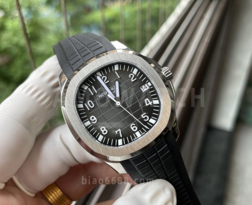 3K공장 파텍필립 노틸러스 그레이 다이얼 SS 러버밴드 40mm 5167
