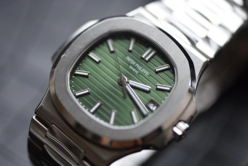 3K공장 파텍필립 노틸러스 그린 다이얼 SS 브레이슬릿 40mm 5711