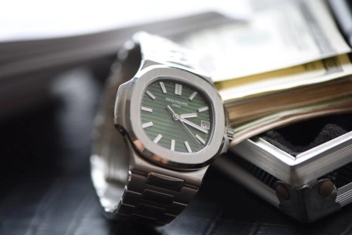 3K공장 파텍필립 노틸러스 그린 다이얼 SS 브레이슬릿 40mm 5711