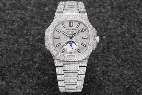 R8공장 파텍필립 노틸러스 컴플리케이트 풀다이아 세팅 40.5mm 5726