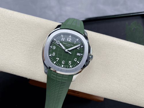 3K공장 파텍필립 아쿠아넛 그린 다이얼 SS 러버밴드 40mm 5168