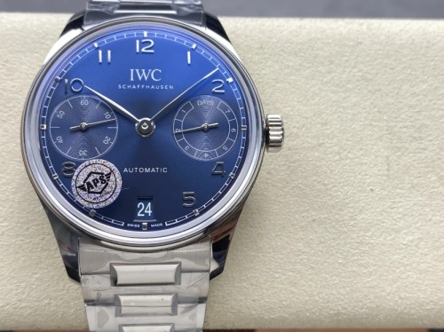 APS 공장 IWC 포르투기저 오토매틱 42mm 블루 다이얼 SS 브레이슬릿 IW501704