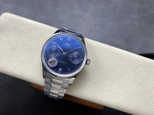 APS 공장 IWC 포르투기저 오토매틱 42mm 블루 다이얼 SS 브레이슬릿 IW501704