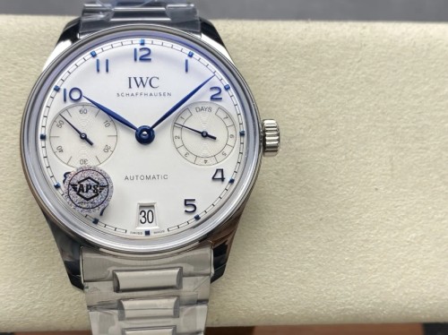APS 공장 IWC 포르투기저 오토매틱 42mm 화이트 다이얼 SS 브레이슬릿 IW501702