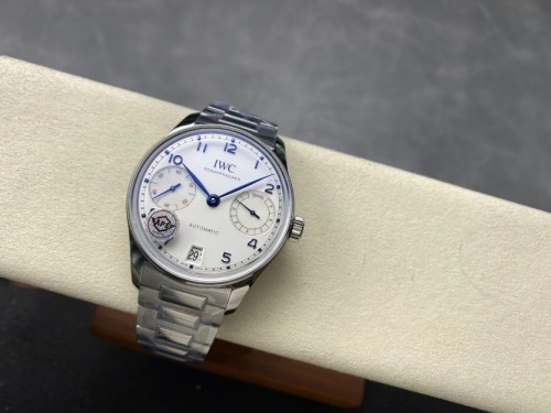 APS 공장 IWC 포르투기저 오토매틱 42mm 화이트 다이얼 SS 브레이슬릿 IW501702
