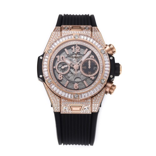 BBF 공장 위블로 빅뱅 유니코 티타늄 옐골 파베 세팅 44mm 421.OX.1180.RX.0904