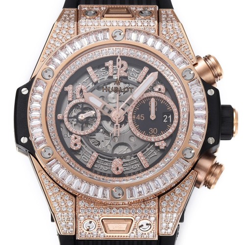 BBF 공장 위블로 빅뱅 유니코 티타늄 옐골 파베 세팅 44mm 421.OX.1180.RX.0904