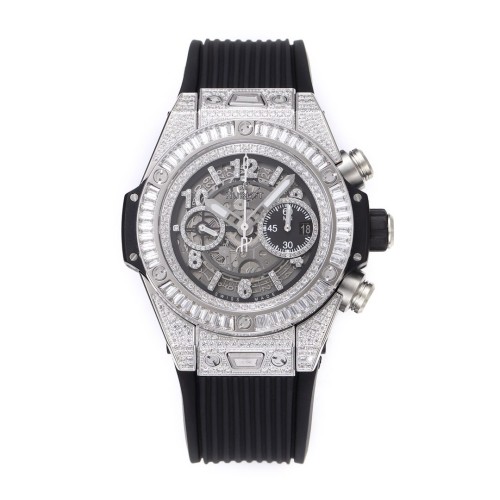 BBF 공장 위블로 빅뱅 유니코 킹 스틸 풀 바게트 다이아 세팅 44mm 421.NX.1170.RX.170