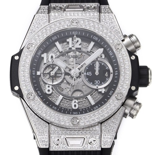 BBF 공장 위블로 빅뱅 유니코 킹 스틸 풀 다이아 세팅 44mm 421.NX.1170.RX.170