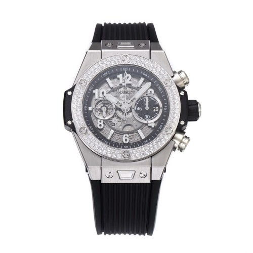 BBF 공장 위블로 빅뱅 유니코 킹 스틸 다이아 베젤 세팅 44mm 421.NX.1170.RX