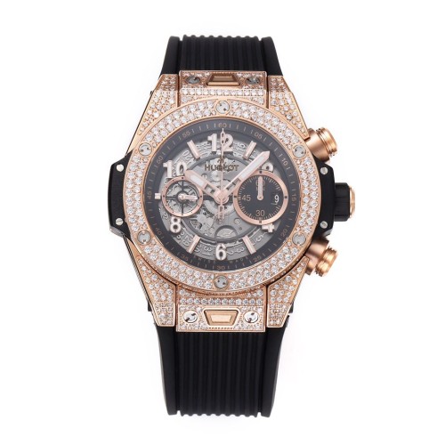 BBF 공장 위블로 빅뱅 유니코 킹 골드 풀 다이아 세팅 44mm 421.OX.1180.RX