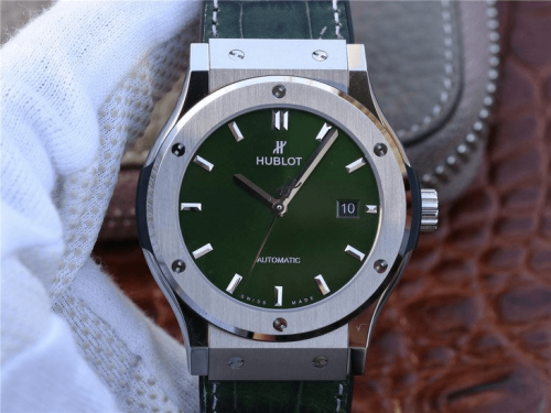 JJ공장 위블로 클래식퓨전 티타늄 그린다이얼 542.NX.8970.LR